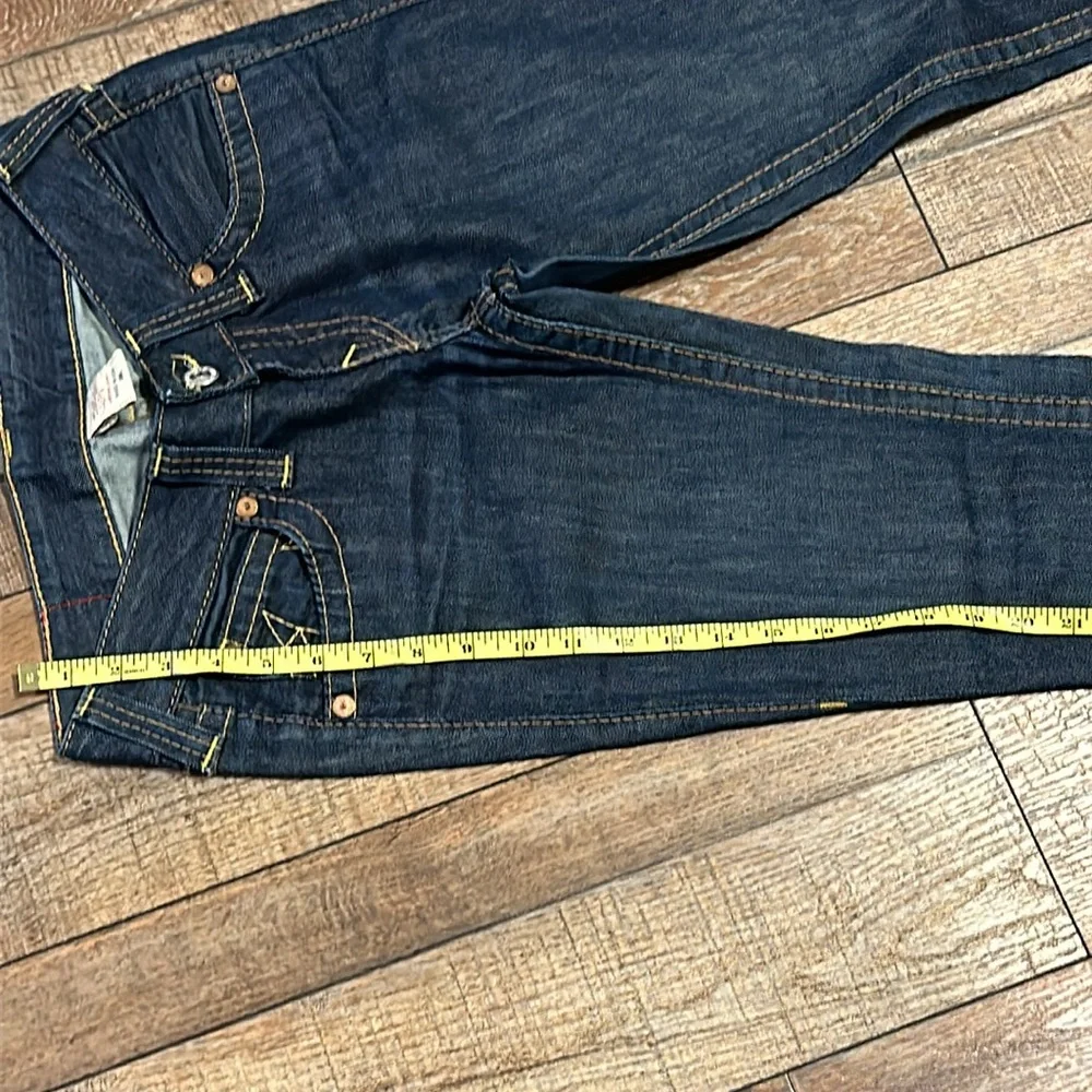 True Religion Dark Blue Flare Jeans - Picture 4 of 10